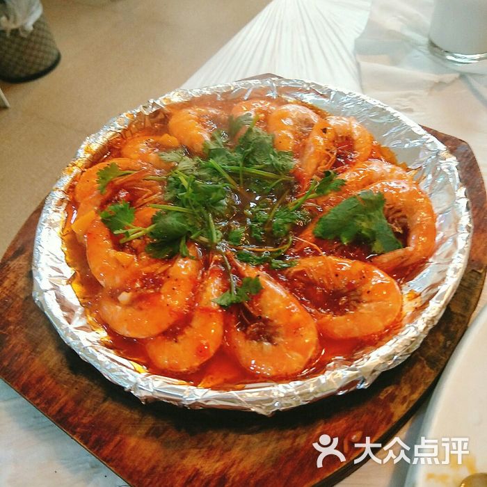 天杰福海鲜排档铁板烤大虾图片