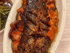 红烧豆腐烩黄鱼-玲珑餐厅(陕西南路店)