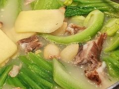 羊烧骨煲淋芥菜-新兴·金羊座·粤菜点心(乐峰店)