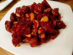 黑蒜子牛肉粒-陈傻子餐厅(世纪都会店)