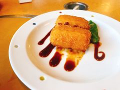 炸蟹肉饼-蟹道乐(道顿堀本店)