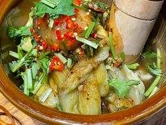 烧椒擂茄子-老滇山寨•云南特色菜•地方菜•民族风情歌舞表演(金碧店)