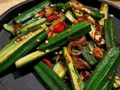 小炒秋葵-小大董·烤鸭(凤凰汇店)