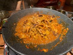 铁板章鱼五花肉-春熙台韩国料理·章鱼肥牛(西丽店)