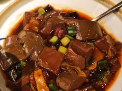 青蒜烧鸭血-谭家弄堂(亚欧商厦店)