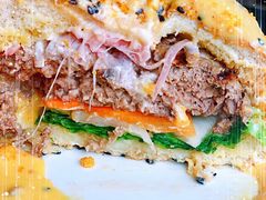 芝心牛肉汉堡-Lets burger非常汉堡·环球风味(蓝色港湾店)