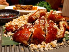 蒜香鸡-老滇山寨•云南特色菜•地方菜•民族风情歌舞表演(金碧店)