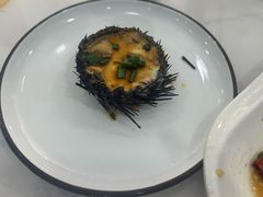 野生紫海胆蒸蛋-郭姐·威海渔村(黄兴路店)