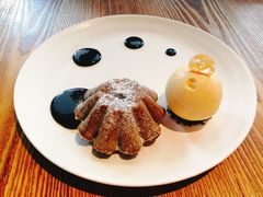 JG巧克力蛋糕，意式香草冰淇淋-Mercato莫卡多露台餐厅与酒吧(K11店)