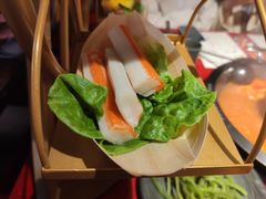 日式蟹柳-谭鸭血老火锅(万象九宜城店)