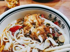 大蒜辣椒炒肉-李易面馆(树木岭店)