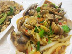 姜葱炒花甲-覃记海鲜美食餐厅