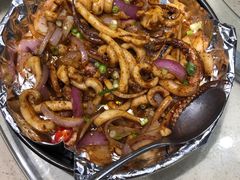 鱿鱼-船梆煮•蒸汽海鲜·炉火烤肉(五四广场店)