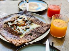 鸡蛋蘑菇熏肉荞麦可丽饼-RAC BAR(安福路店)