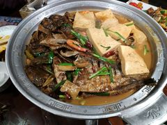 -东来菜馆•手抓海鲜家常菜•海鲜锅贴(鸽子窝店)