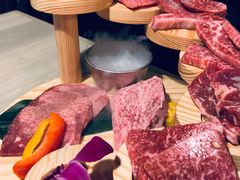 萨摩黑牛全部位套餐-焼肉 薩摩牛旬 A5鹿児島黒毛和牛一頭買い　(渋谷本店)