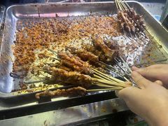 -劳动公园新疆人烤腰子