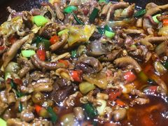 白辣椒炒伏鸡胗-爷爷的土钵菜(街道口店)