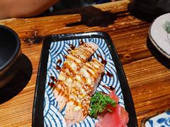 火炙三文鱼手握-小川洋风料理(街道口店)
