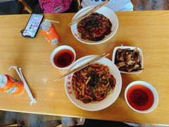 红油虾酱虾仁拌面-笑笑面家(白兰路店)