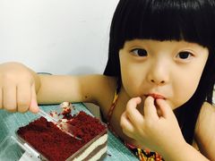 红丝绒水晶盒-7cake榴莲千层蛋糕(松江店)