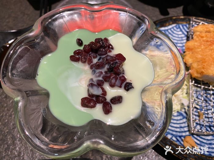 山上下居酒屋(天河城店)抹茶红豆布丁图片