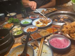 -明洞阿姨·韩式酱蟹烤肉·创意料理(三元桥店)