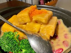 蟹籽包浆豆腐-时光乌托邦空中花园餐厅川味·融合菜(幸福广场店)