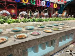 自助调料区-火锅岛潮牌自助餐厅(天津天佑城店)