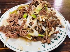 葱爆羊肉-清真永恒华威肉饼(潘家园店)