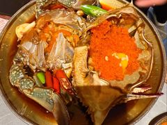 -草家酱蟹炭火烤肉店(珲春南路一店)
