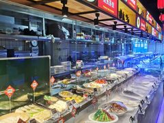 自助取餐区-渔民船说·北塘海鲜·天津菜·海肠捞饭(北塘古镇店)
