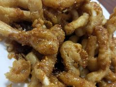 炸鱿鱼条-天伦海鲜·老味道·青岛菜(栈桥天主教堂店)