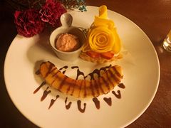 侧面芒果塔-Strawberry Butterfly草莓蝴蝶日式水果挞