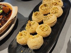 香椿头炒鸡蛋-富临轩私房菜(集庆门大街店)