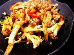 干锅有机花菜-老头儿油爆虾·知味杭州(爱琴海购物中心)