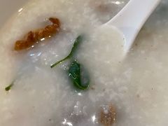 鲜牛展菜心粒咸蛋粥-广州逸林假日酒店·四季桃源中餐厅(白云山风景区店)