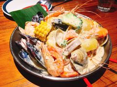手抓海鲜蒜香奶油味-仓库南洋海鲜小排档(柳河路店)