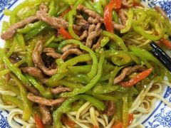 尖椒肉丝拌面-清真·尖子尖牛肉面(王府井店)