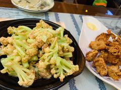 虾酱有机花菜-以前的小酒馆(中山广场店)