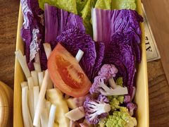 云南特色蔬菜拼盘-花菇朵·云山雀 ll 野生菌锅·野果酸汤·精品滇菜(万柳店)