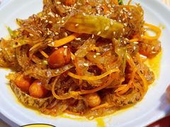 泡椒鱼皮-猪啊牛呀羊啊铜盘烤肉(正大广场店)