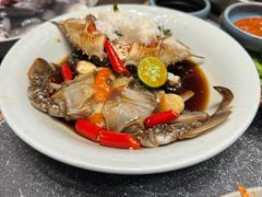 -草家酱蟹炭火烤肉店(珲春南路二店)