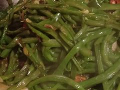 干锅扁豆丝-绿茶餐厅(华联万柳店)