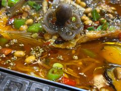 -东来菜馆•手抓海鲜家常菜•海鲜锅贴(鸽子窝店)
