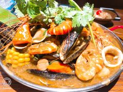 手抓海鲜黄咖喱味-仓库南洋海鲜小排档(柳河路店)