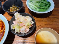 骨汤青菜-兵哥豌豆面(雅颂居店)