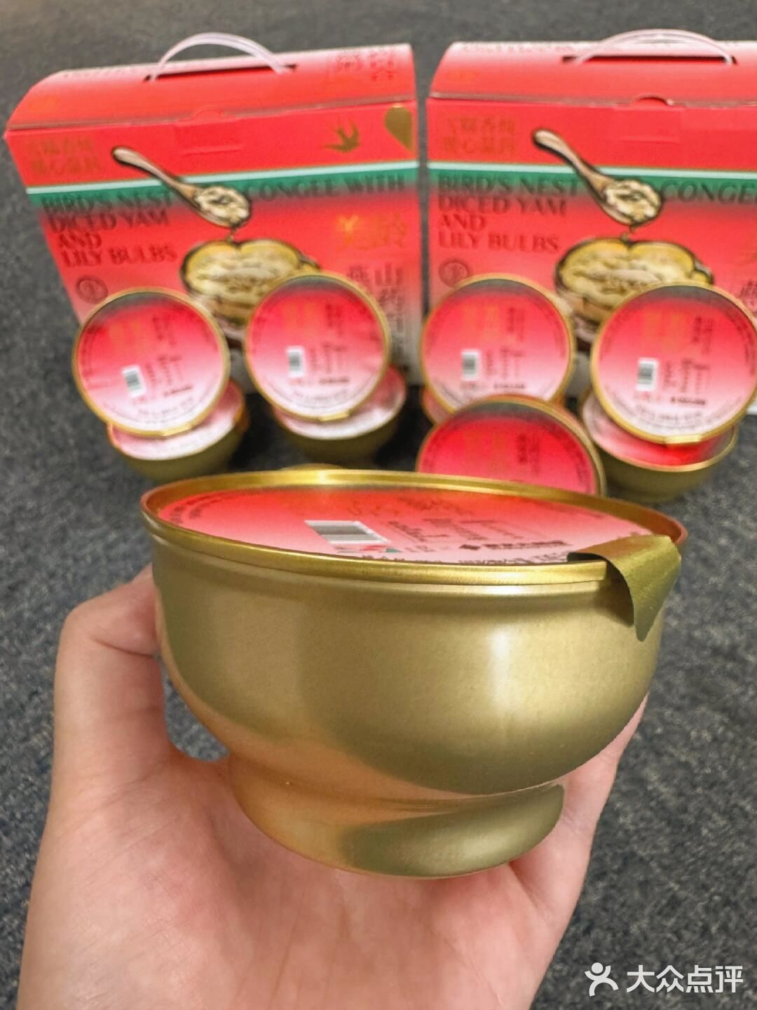 妈妈说她第一次在粥里喝到这个，让我在多囤些