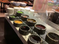 自助调料区-厦门泰地万豪酒店-贡厨全日餐厅