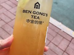 百香果气泡-本宫的茶(济南山师店)